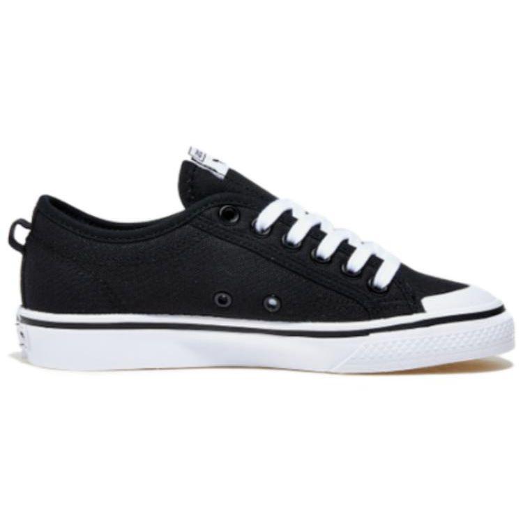 Adidas Originals Nizza Trefoil Nízké Skate Boty Unisex Tenisky Černé HQ6939