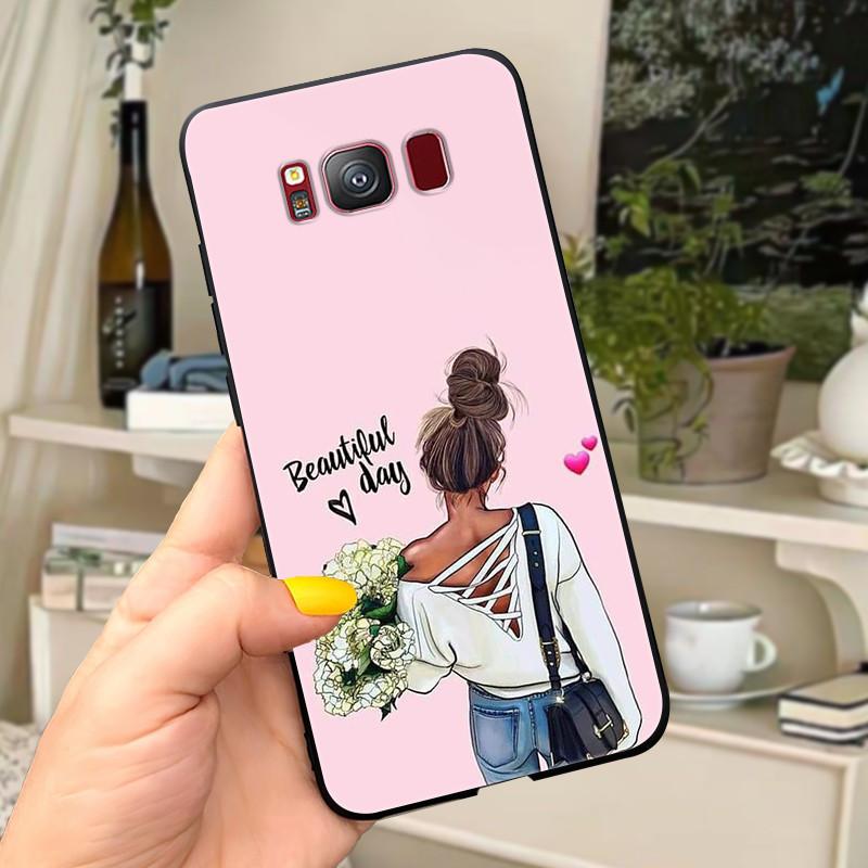 For Samsung Galaxy S8 S8 Plus Phone Case Slim Cute Back Silicone TPU Soft Cover case For Samsung S8 S 8 plus cases S8Plus Coque