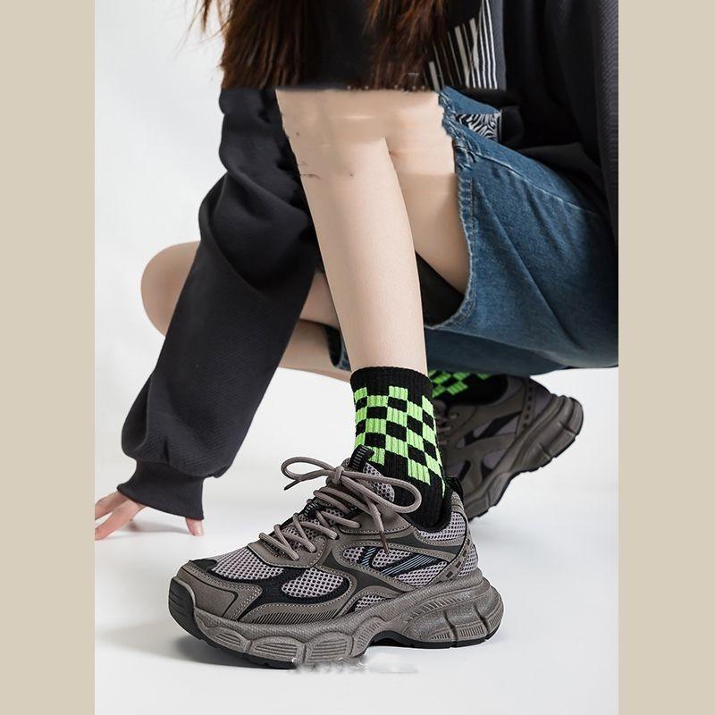 Best-selling Shoes - Dad Shoes for Women. New Style Thick Sole Versatile Soft Sole Fitness Shoes.