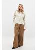 European and American High-End Hollow Crochet Knitwear: Women's New Long-Sleeved Autumn 2025 Top