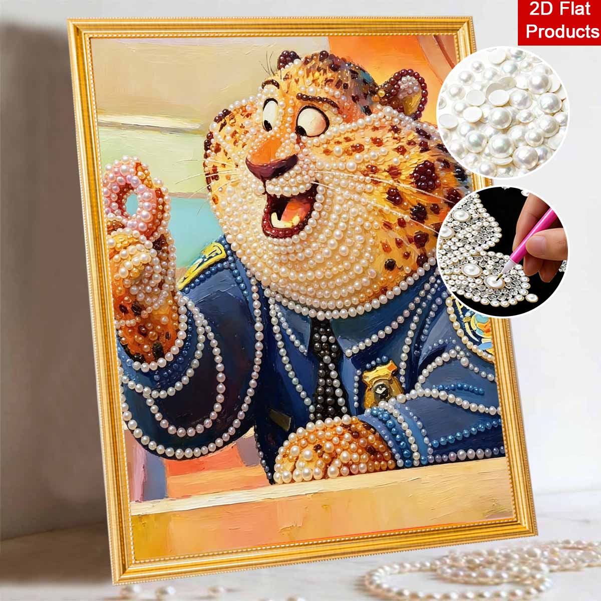 Disney Zootopia Character Pearl Painting Kit Pearl Art Home Decor Handmade Gift 30x40
