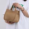 Lunch Bag Canvas Large Capacity Stylish Multifunctional Practical Comfortable Handle Mommy Bag for Outdoor Camping