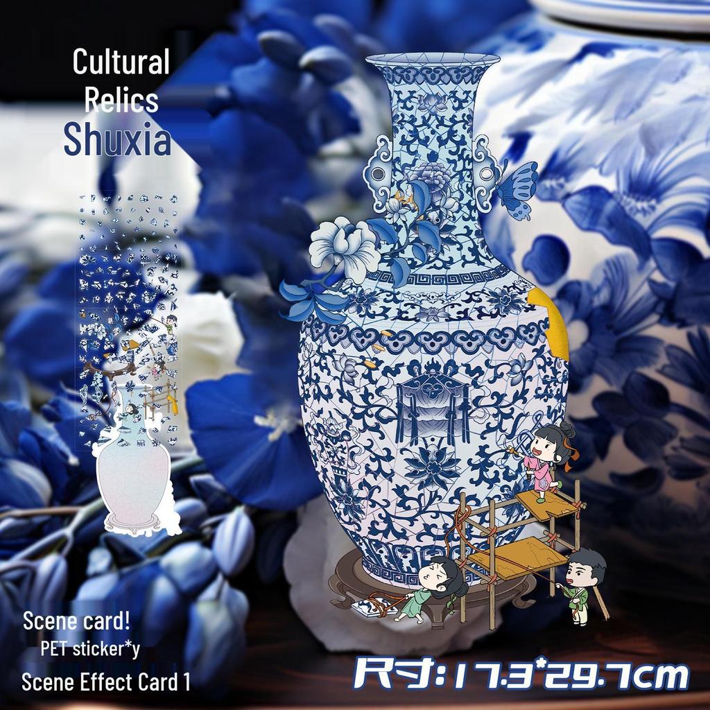 3D Large-Scale Scenery Sticker: DIY Visual Stacking Miniature Scene, No Cutting Needed