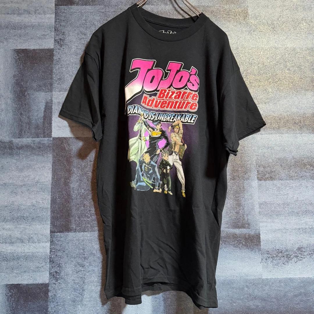 

JoJo s Bizarre Adventure Official US L Black Cotton T-Shirt Japan Not Released XL