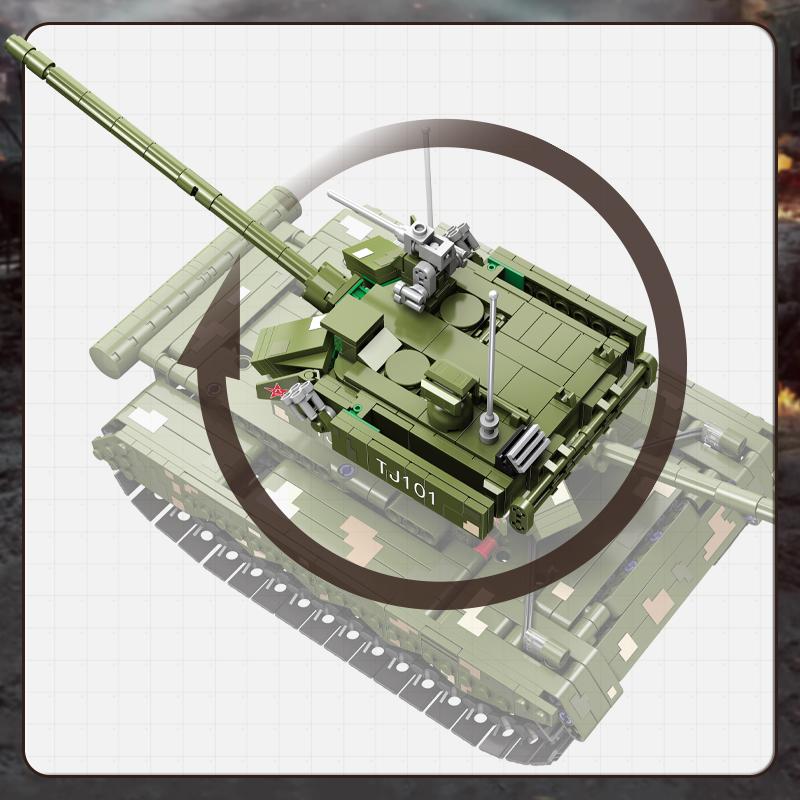 780Pcs WW2 Remote Control Tank Building Blocks Military Panzer MOC Bricks Model Armored Cars Children Toys Adult Boys Kids Gifts