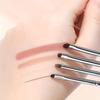 4pcs Eye Makeup Brushes Set with Horsehair Bristles for Eye Contouring - Perfect For Applying Eyeshadow, Eyeliner, And Eyebrow