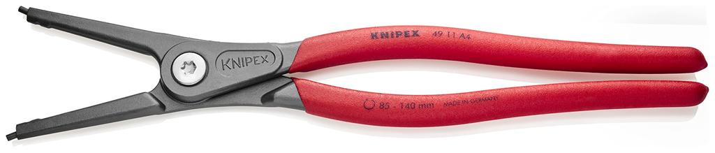 KNIPEX Shaft Snap Ring 4911A4 Pliers, 85-140mm,
