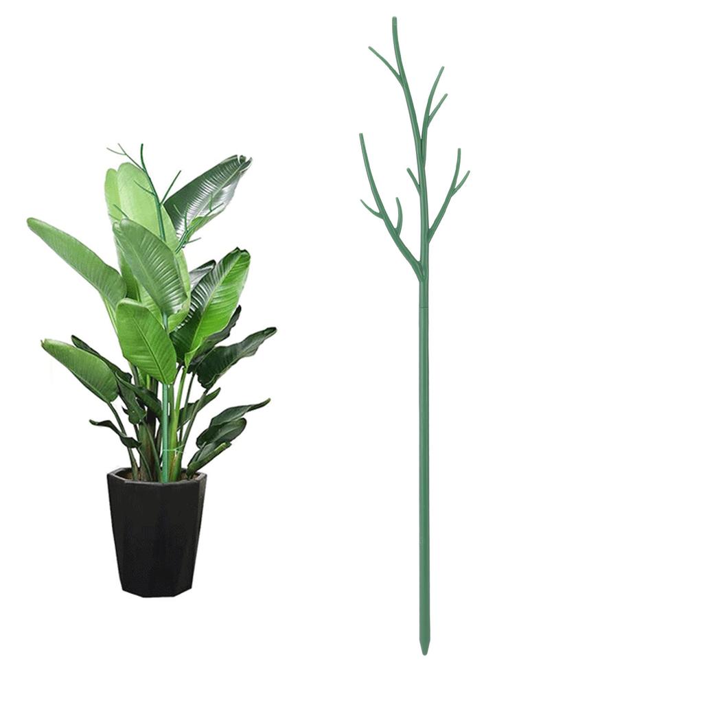 Plant Support Stakes Removable Garden Tree Branch Shape Green Plant Pole for Potted Plants and Flowers