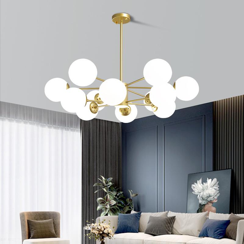 Nordic Modern Chandelier - Elegant, Atmospheric Lighting for Living Rooms, Bedrooms, or Dining Areas
