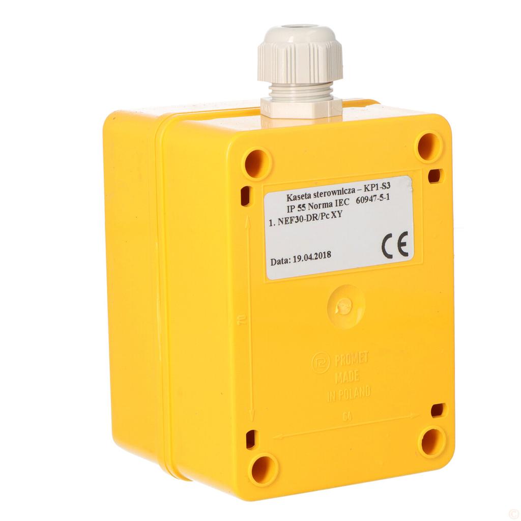 KP1-S3 yellow cassette with button NEF30-DR/PcXY W0-KASETA KP1-S3