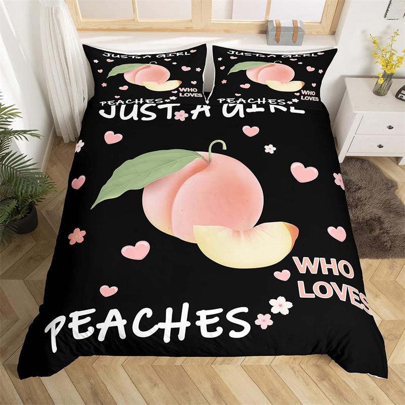 Girls Red Rose Bedding Set Women Romantic Floral Duvet Cover Microfiber Botanical Flower Comforter Cover Set Single Queen Size