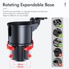 4-in-1 Multi-purpose Car Cup Holder: 360-degree Rotating Car Tray with Mobile Phone Holder and Beverage Holder