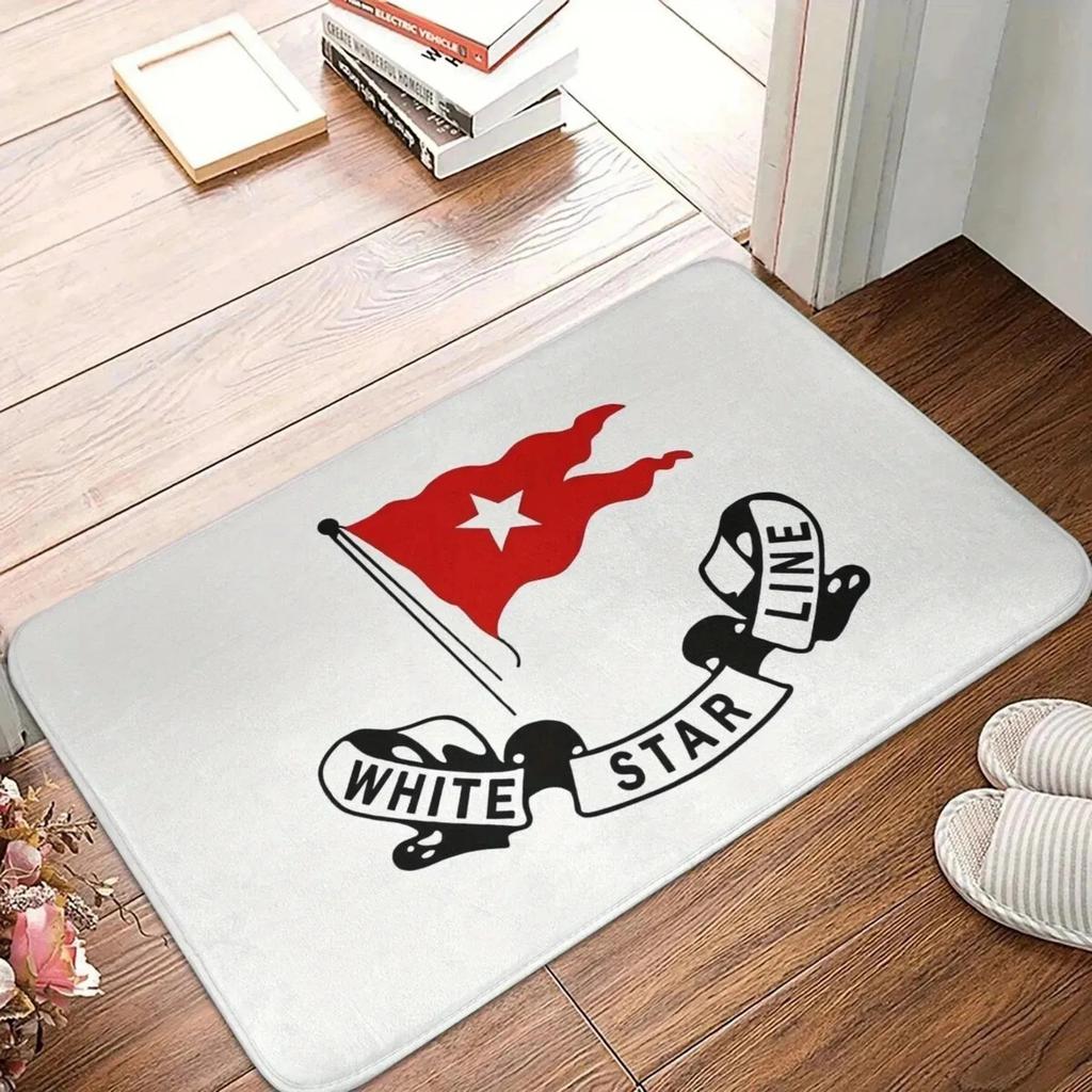 1PC Rose Arts Pattern Living Room Rugs Kitchen Rugs Non-Slip Home Door Mats Pop Arts Bath Mat Carpet for Home Sink Laundry Decor