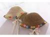 Kids' Sun Hat: Cute Lace-Tie Straw Hat for Parent-Child Sun Protection