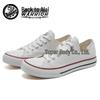Men's Classic Black & White Low-Top Canvas Sneakers - Versatile, Casual, and Stylish Board Shoes for Spring