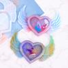 Creative Silicone Display Tray Mold Silicone Casting Mold for Heart Clovers Shaped Trinkets Plates Home Decoration