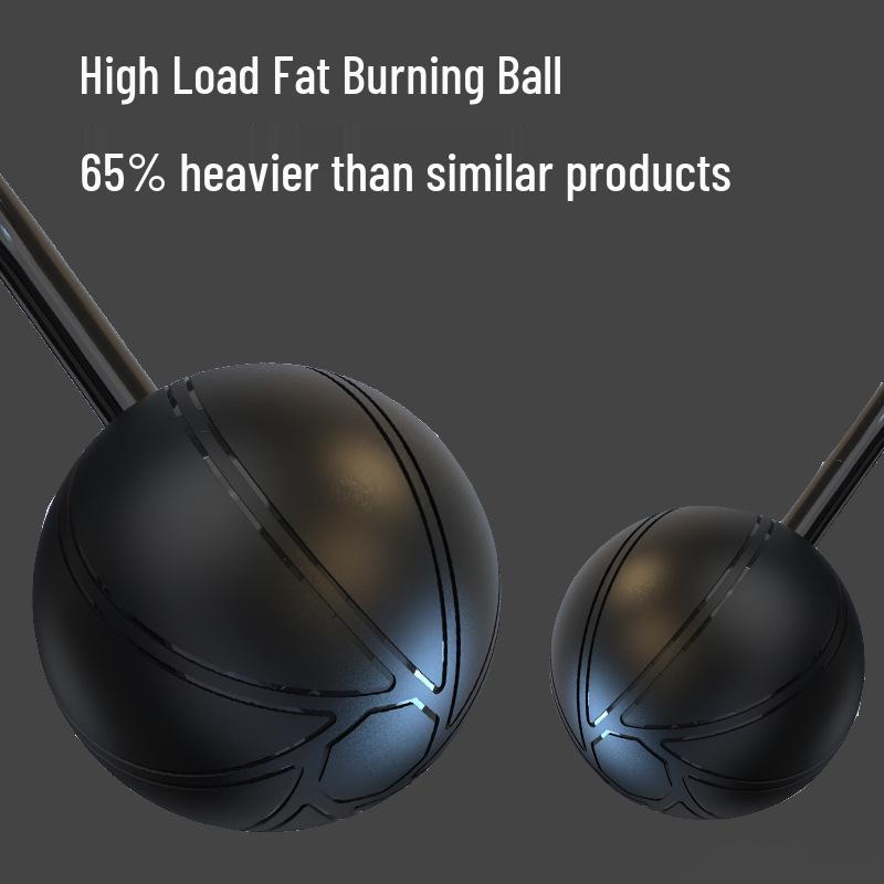 Smart Cordless Counting Skipping Rope - Fitness & Competition Weighted Speed Rope with Steel Wire