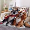 Coperta "Ritratto Personalizzato dell'Animale Domestico" per Divano e Letto, Coperta Peluche Accogliente e Morbida, Coperta Super Morbida e Calda per Autunno e Inverno. 0908130