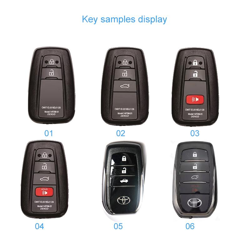 Silikon-Schlüsselanhänger-Schutzhülle für Toyota alle Serien für Camry/Camry Hybrid/C-HR Prius/Prius Prime86/GT86