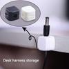 Magnetische Telefonkabelclips, Kabel glatt, verstellbarer Kabelhalter, unter dem Schreibtisch, Kabelhalter, Kabel-Organizer-Halter