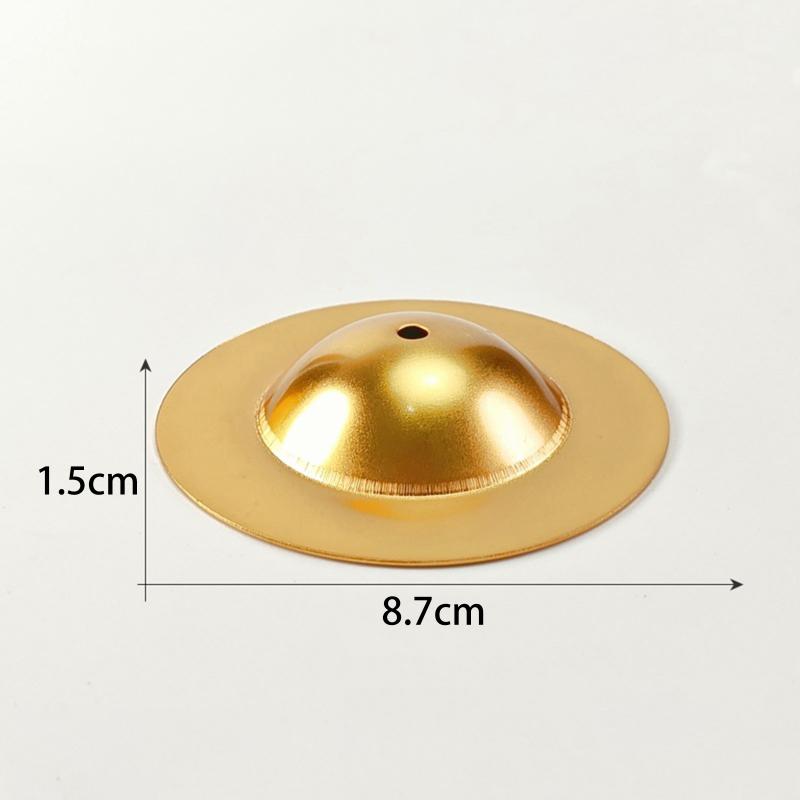 1 Pair Traditional Chinese Gong With Rope Copper Cymbal Hand Percussion Instruments For Stage Party Musical