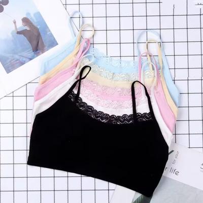 3 buc/lot sutien de antrenament pentru fete adolescente Lenjerie intima pentru copii din bumbac din desene animate Vestă pentru fete Crop Top 8-14 ani