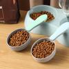 Pala pentru hrana animalelor de companie Cupa pentru hrana pisicilor cu clips de sigilare Multifunctional Plastic Hrana pentru animale de companie Dedicat Măsurare Lingura pentru hrana animalelor de companie
