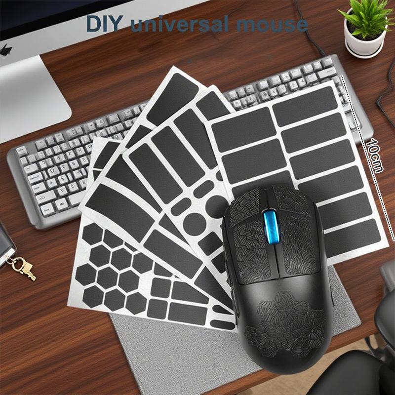 DIY Mouse Non Slip Sticker Universal Sweat Resistant Anti Slip Mouse Sticker For GPW 4 3 Razer X-Raypad Mouse Grip Tape