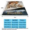1PC Love Titanic Custom Name Patterned Flannel Blanket Suitable For All Seasons for Home Decor Warmth and Comfort Gifts Holiday Gift