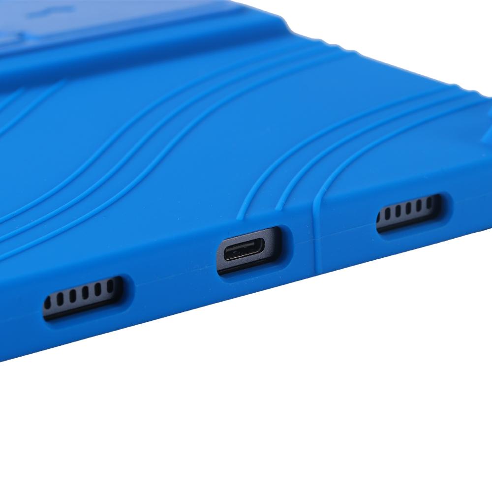 Capa de silicone para Teclast T60 com suporte ajustável e cantos espessos anti-impacto.