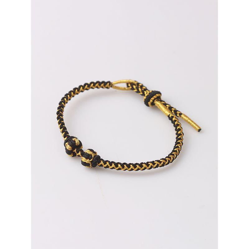 No Self-Woven Bracelet Tied Peace Buckle Lucky Beads Couple Red Rope Men's and Women's Birth Year Easiest for Match Carrying Strap Gift