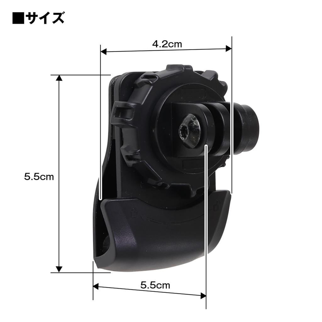 Clip type mount Clip type mount Helmet type mount Mount