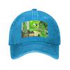 Ours en gomme (l'Ours en Gomme) Casquette en tissu denim Casquettes de baseball décontractées Chapeau réglable Été Casquettes de baseball unisexes