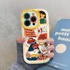 Skateboard Dog for Apple 16pm Puff Shell for IPhone15 New Style 14 Creative 13 Cartoon 12 Anti-fall 11 Female