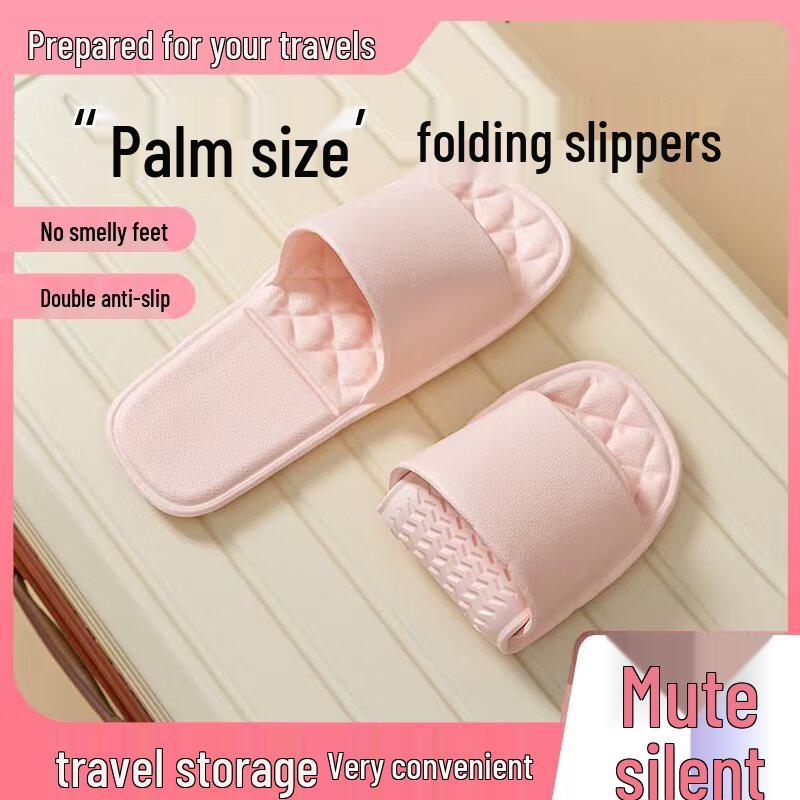 Women s Foldable Portable Travel Slippers