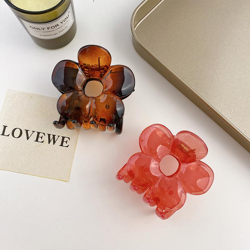 Elegant Korean Style Hair Clip Featuring 3d Floral Design For Sweet Fashionable Girls