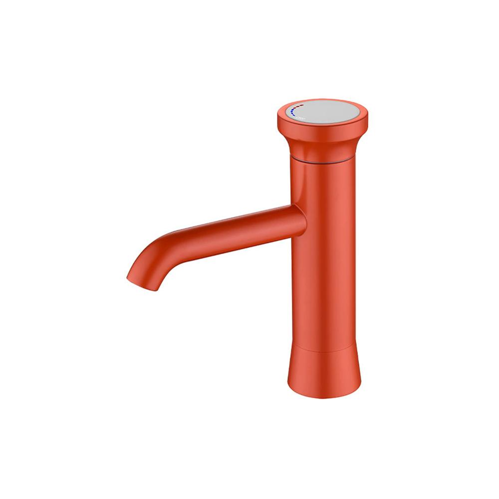 

Red Bathroom Faucet Unique Design Pink Basin Faucet Blue Sink Tap Hot & Cold Deck Mounted Lavatory Faucet Crane Water Tap