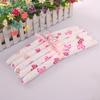 Floral Fabric & Wooden Non-Slip Clothes Hanger for Adults
