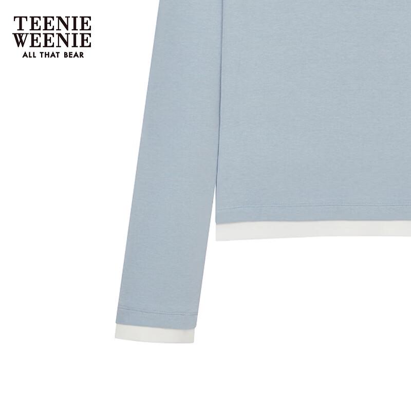 Teenie Weenie Women's Bear Letter Long Sleeve T-shirt