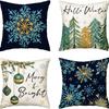 New Christmas Combination Pillowcase Home Sofa Decoration Cushion Pillowcase