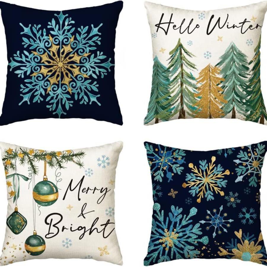 New Christmas Combination Pillowcase Home Sofa Decoration Cushion Pillowcase