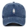 Halloween Ghost Embroidery Baseball Cap Adjustable Lightweight Motorcycle Helmet Style Headwear For Various