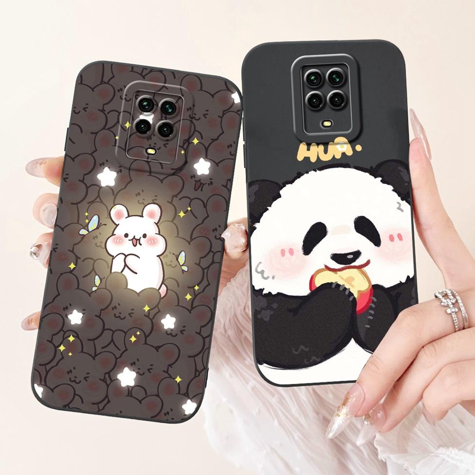 Casing For Redmi Note 9 9S 9Pro 4G Back Cover For Redmi Note 9 Pro Case Cute Cartoon Fashion Flowers Silicone Shockproof Bumper