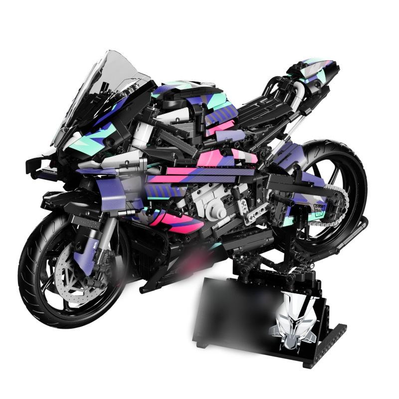 

1920 ШТ. Супер Мотоцикл Moc 1920 шт. Будівельні Блоки та Конструктор Різдвяна Модель Іграшки Подарунки для Дитини та Дорослого