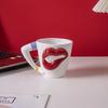 Pink Lip Ceramic Mug