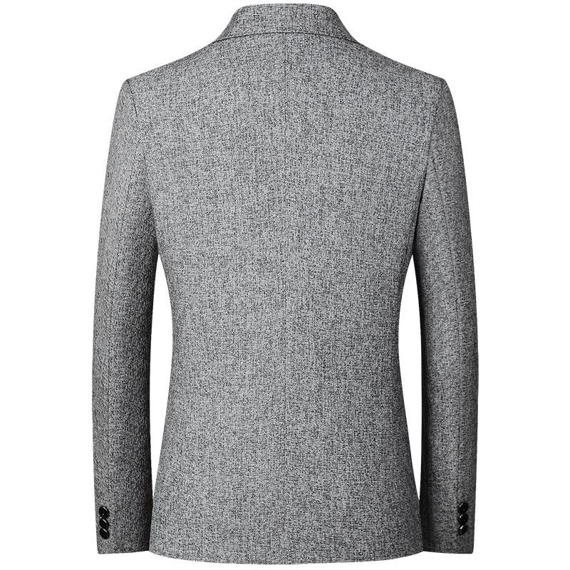 Herrenmode Business Blazer Alles Trend Britischer Stil Lässig Abnehmen Einfarbig Hochzeit Arbeit Vier Jahreszeiten Stil Männlicher Blazer
