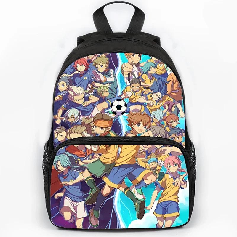 Anime Inazuma Eleven Go Backpack for Girls Boys Student Zipper Bookbag Children Backpacks Teenager Travel Bags Cartoon Schoolbag
