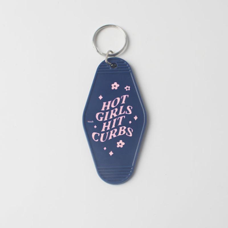 Hotel Guesthouse ABS Plastic Keychain Tag and Key Hanger Pendant
