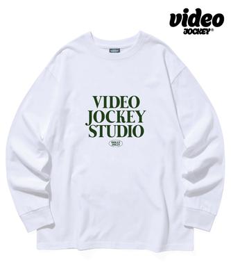 VIDEO JOCKEY Honest Logo Ls T-Shirt [White]
