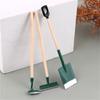 Pretend Play Toy Model Shovel Hoe and Pitchfork Farming Tools Dollhouse Miniature Simulation Shovel